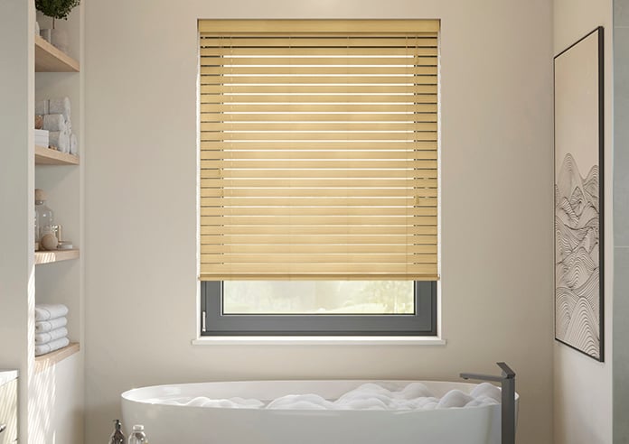 Ecowood, Golden Oak Fine Grain - Motorised Venetian Blind - Image 3